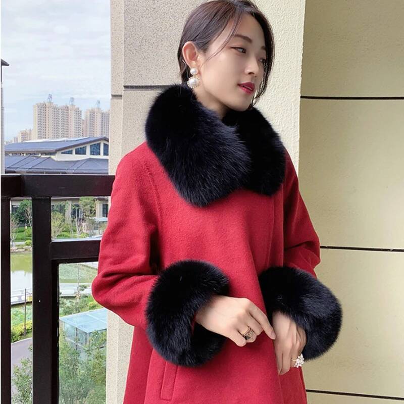 Women'S Winter Accessories Set - Женский зимний шарф с капюшоном и