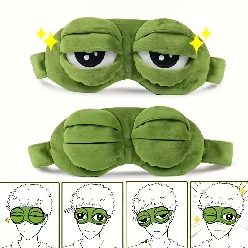 Women Accessories Aesthetic - Маска для глаз в форме лягушки,