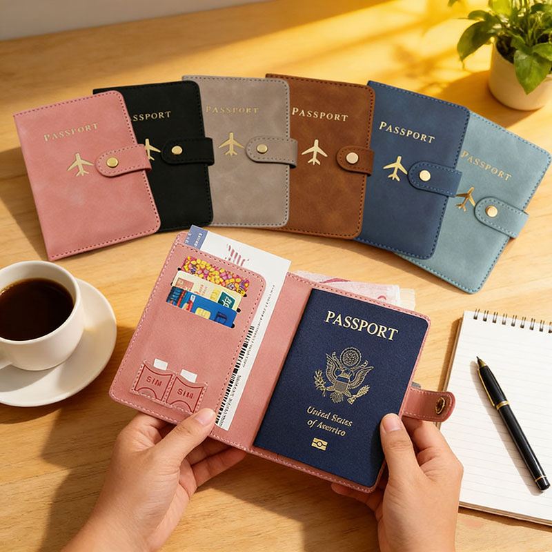 Women'S Accessories Wallet - Кожаный чехол-обложка для паспорта и документов,