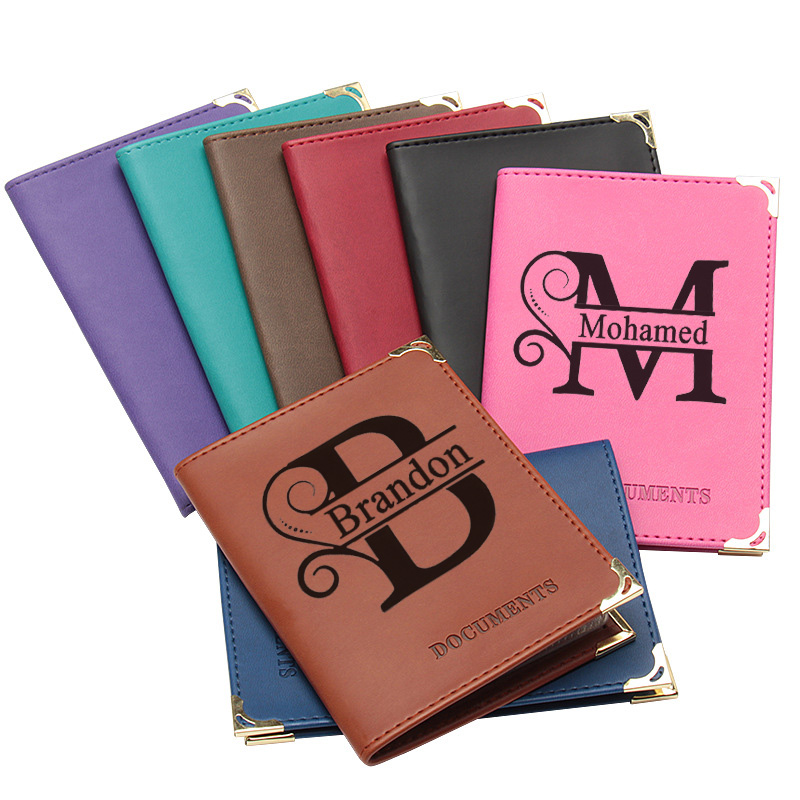 Women Accessories Business Name - Персонализированная обложка для паспорта с именем