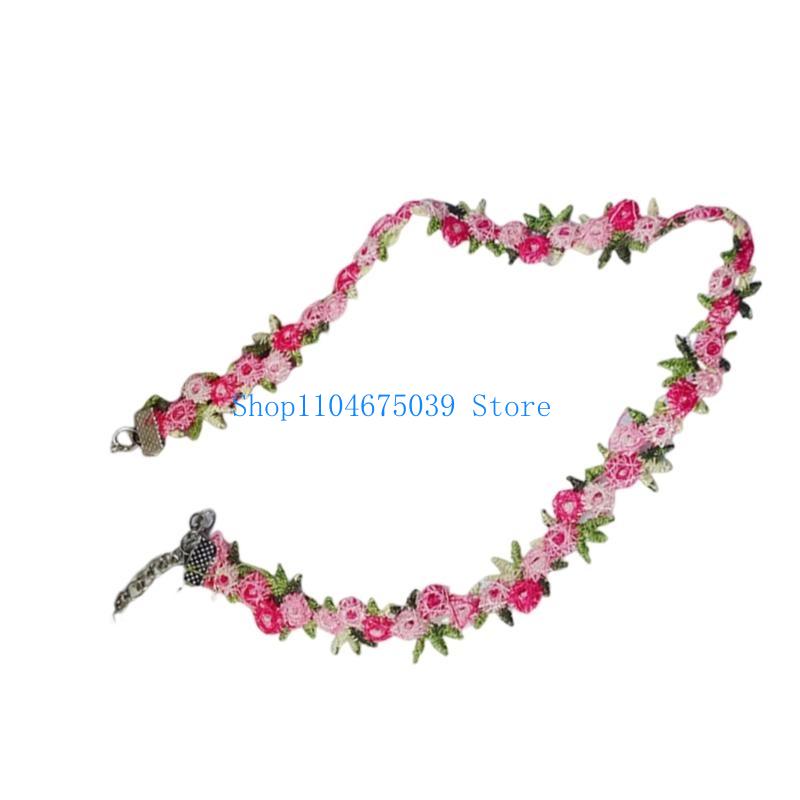 Модное колье-чокер с вышитыми  – обзор и цена Women Accessories Pk