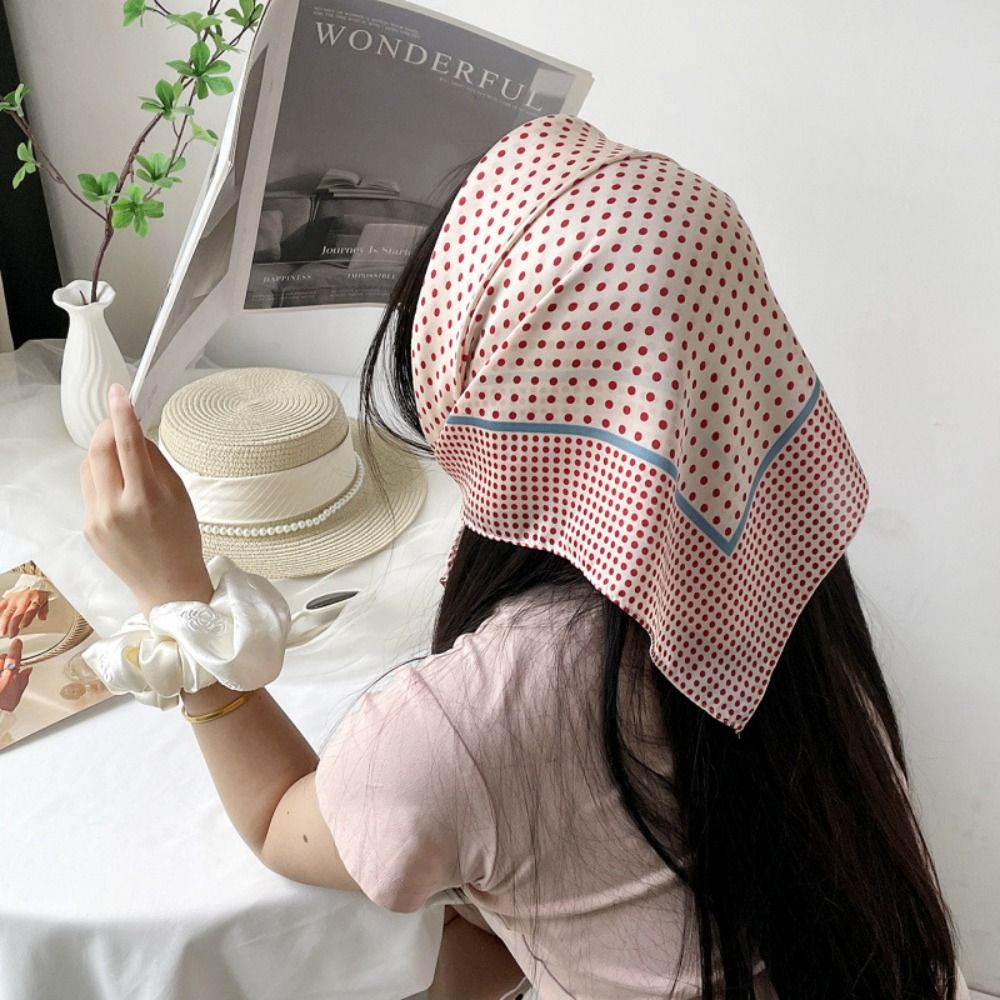 Универсальный шарф с точечным  – обзор и цена Women'S Korean Accessories