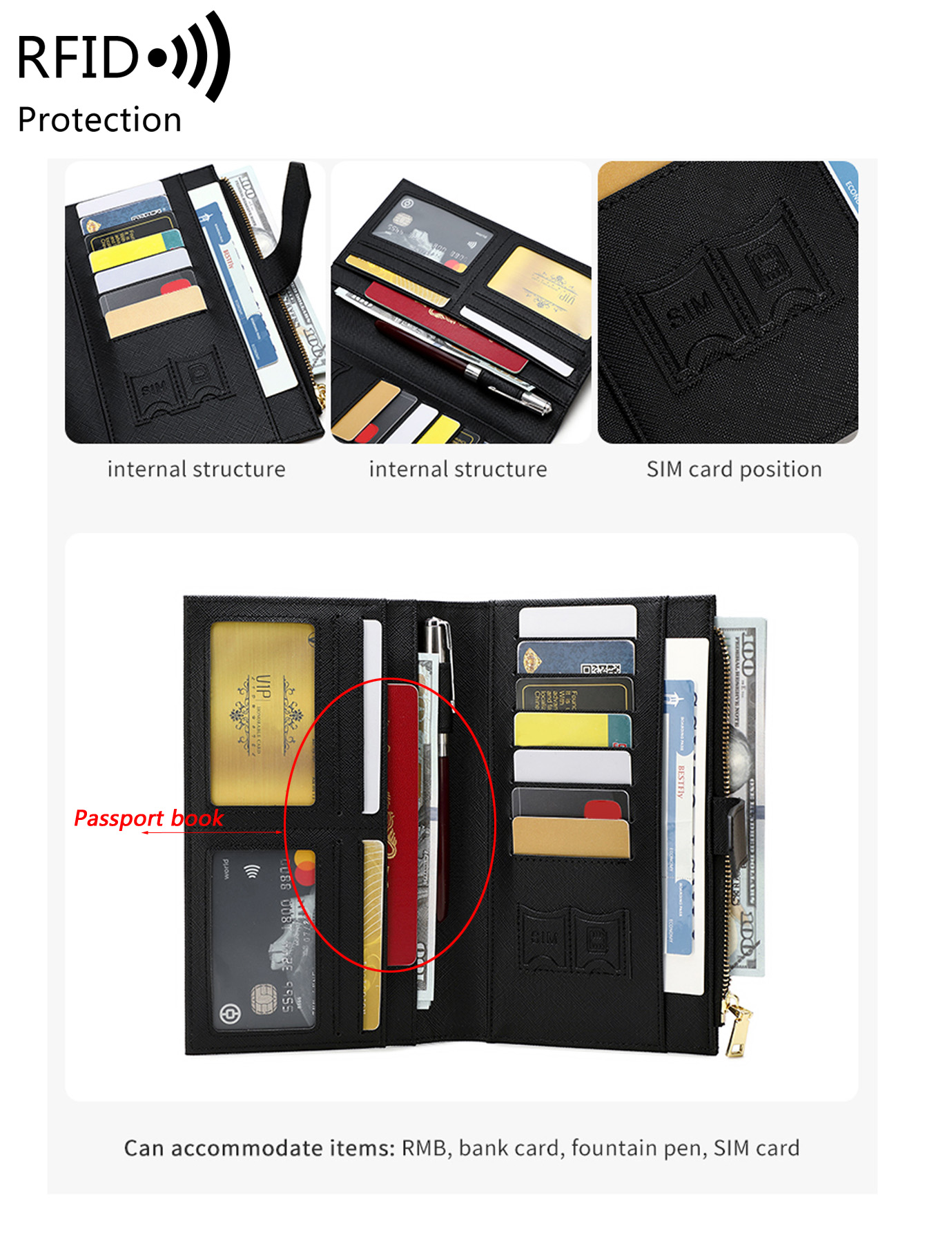 Модный чехол для паспорта из и – обзор и цена Women'S Accessories Wallet