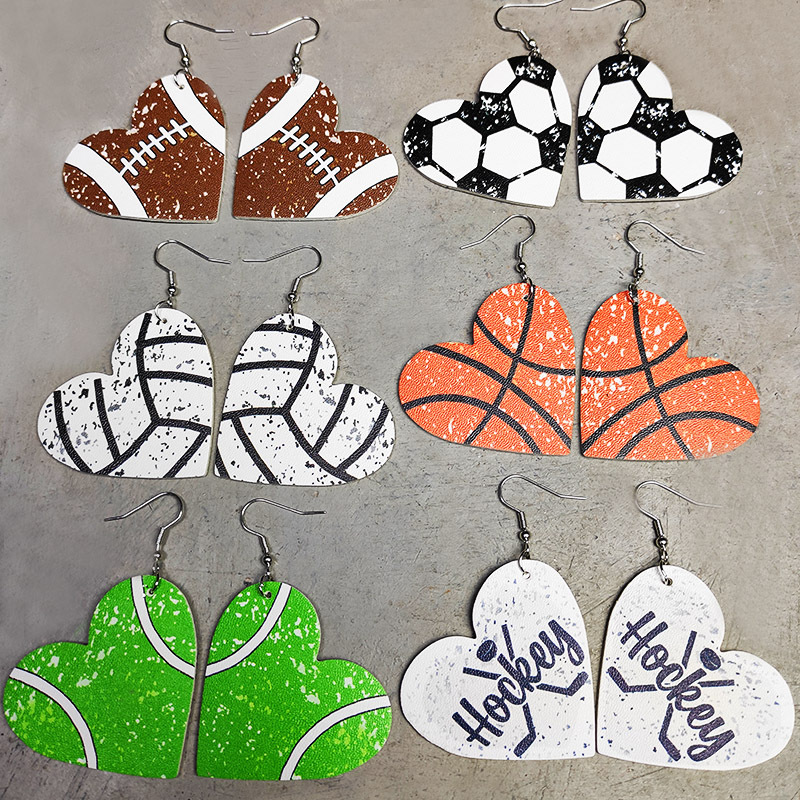 Серьги-подвески в форме сердца – обзор и цена Women'S Volleyball Accessories