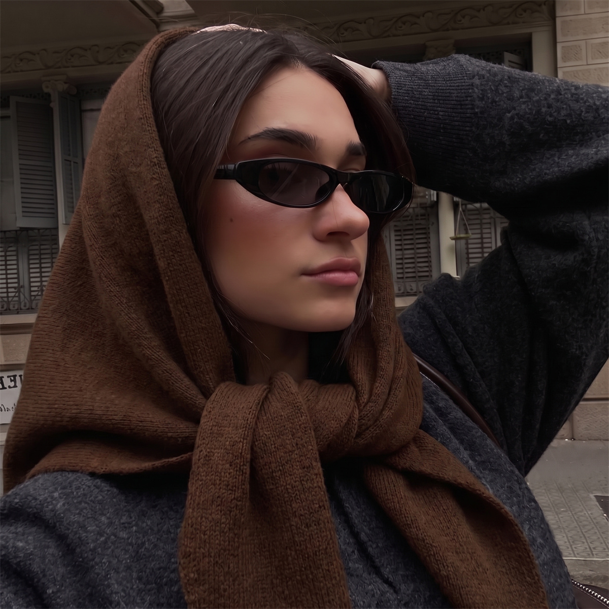 Теплая вязаная треугольная нак – обзор и цена Women'S Winter Accessories Set