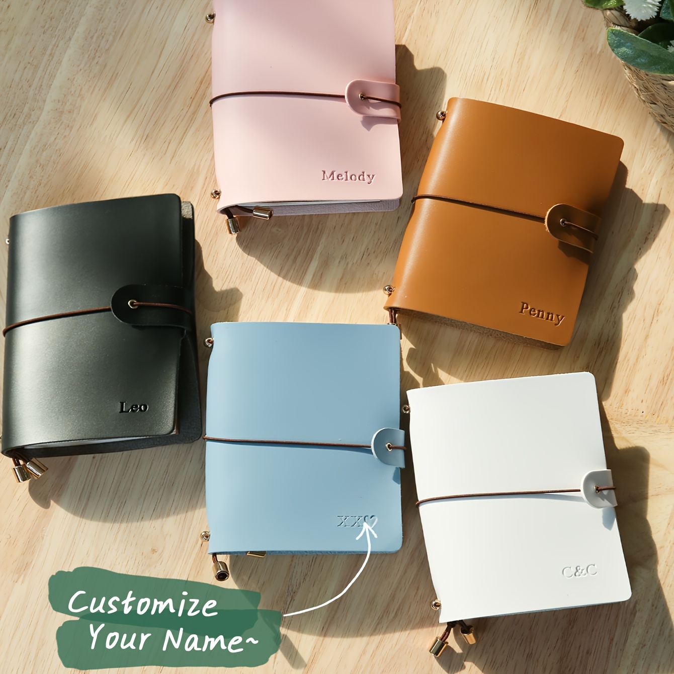 Персонализированный кожаный до – обзор и цена Women Accessories Business Name