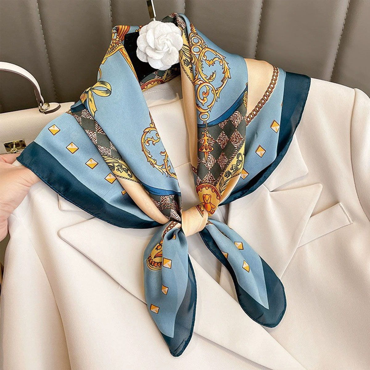 70x70 см модный корейский стил – обзор и цена Women'S Korean Accessories